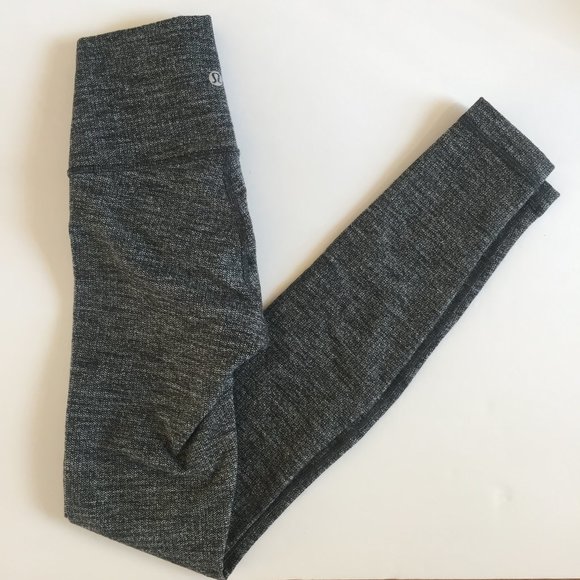 Lululemon Athletica Gray Herringbone Leggings - Picture 6 of 9
